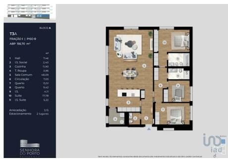 Mieszkanie na sprzedaż - Porto, Portugalia, 156 m², 588 186 USD (2 264 516 PLN), NET-85597858