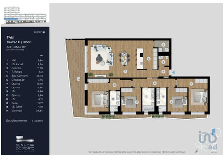 Mieszkanie na sprzedaż - Porto, Portugalia, 205 m², 631 755 USD (2 432 258 PLN), NET-92828035