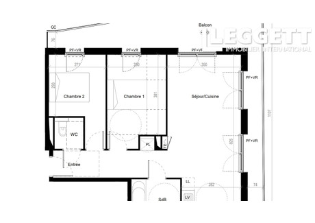 Mieszkanie na sprzedaż - Toulouse, Francja, 63 m², 349 716 USD (1 423 346 PLN), NET-96315133