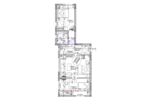 Mieszkanie na sprzedaż - Модерно предградие/Moderno predgradie София/sofia, Bułgaria, 88 m², 108 039 USD (415 952 PLN), NET-98915419