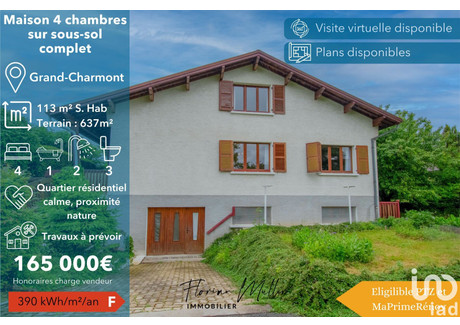 Dom na sprzedaż - Grand-Charmont, Francja, 113 m², 183 283 USD (703 806 PLN), NET-98443311