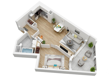 Mieszkanie na sprzedaż - Le Blanc-Mesnil, Francja, 52 m², 276 253 USD (1 088 437 PLN), NET-95019708