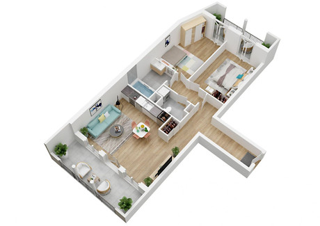 Mieszkanie na sprzedaż - Le Blanc-Mesnil, Francja, 66 m², 330 420 USD (1 331 593 PLN), NET-95019780