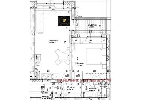 Mieszkanie na sprzedaż - Остромила/Ostromila Пловдив/plovdiv, Bułgaria, 69 m², 93 383 USD (374 465 PLN), NET-101612210