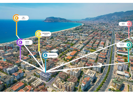 Mieszkanie na sprzedaż - Oba, 52. Sk. No:2, 07460 Alanya/Antalya, Türkiye Alanya, Turcja, 188 m², 349 326 USD (1 344 904 PLN), NET-96047328