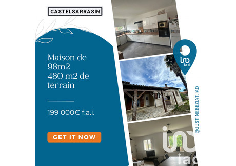 Dom na sprzedaż - Castelsarrasin, Francja, 98 m², 201 557 USD (826 383 PLN), NET-96443550