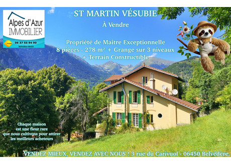 Dom na sprzedaż - Saint-Martin-Vésubie, Francja, 278 m², 822 359 USD (3 363 448 PLN), NET-96658942