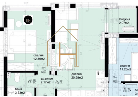 Mieszkanie na sprzedaż - Христо Смирненски/Hristo Smirnenski Пловдив/plovdiv, Bułgaria, 58 m², 72 540 USD (278 553 PLN), NET-99894803