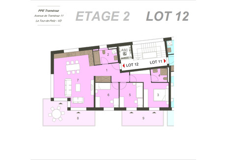 Mieszkanie na sprzedaż - Avenue de Traménaz La Tour-De-Peilz, Szwajcaria, 108 m², 1 652 354 USD (6 328 517 PLN), NET-98398166