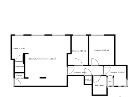 Mieszkanie na sprzedaż - Paris, Francja, 73 m², 778 175 USD (3 167 174 PLN), NET-100190129