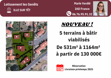 Działka na sprzedaż - Ille-Sur-Têt, Francja, 531 m², 135 064 USD (553 762 PLN), NET-103006999