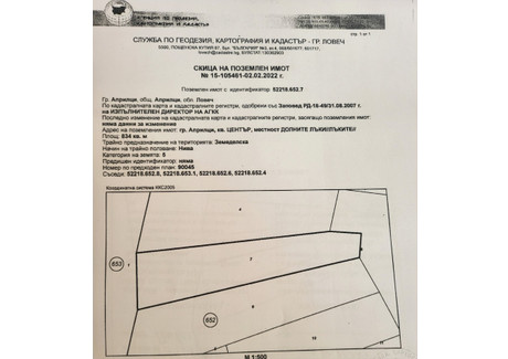 Działka na sprzedaż - гр. Априлци, местност Лъките/gr. Aprilci, mestnost Lakite Ловеч/lovech, Bułgaria, 834 m², 13 613 USD (55 678 PLN), NET-100525942