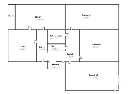 Mieszkanie na sprzedaż - Rennes, Francja, 76 m², 200 518 USD (816 107 PLN), NET-102570816