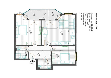 Mieszkanie na sprzedaż - с. Войводиново/s. Voyvodinovo Пловдив/plovdiv, Bułgaria, 101 m², 90 017 USD (369 071 PLN), NET-102847076