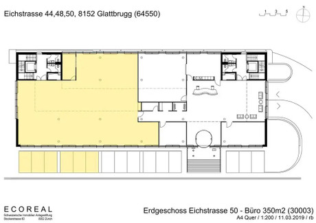 Biuro do wynajęcia - Eichstrasse Glattbrugg, Szwajcaria, 350 m², 7175 USD (29 345 PLN), NET-101184674