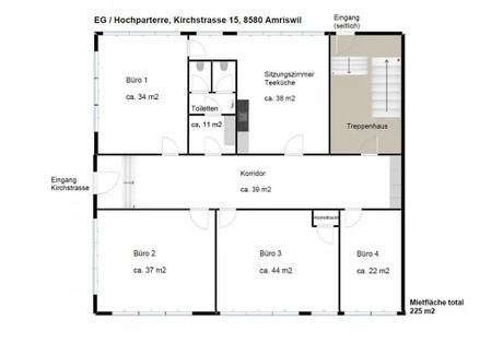 Biuro do wynajęcia - Kirchstrasse Amriswil, Szwajcaria, 22 m², 806 USD (3279 PLN), NET-101517324