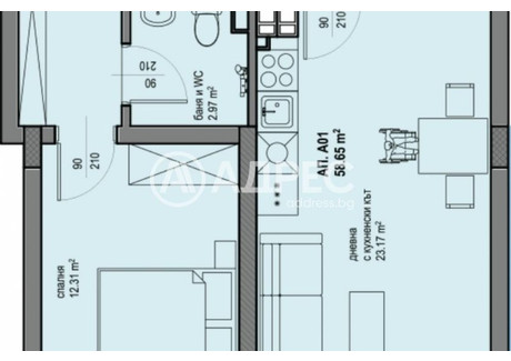 Mieszkanie na sprzedaż - Люлин /Liulin София/sofia, Bułgaria, 68 m², 126 641 USD (517 963 PLN), NET-98911902