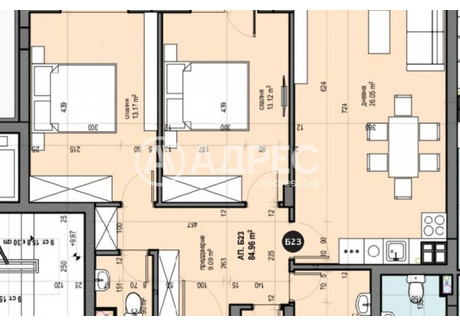 Mieszkanie na sprzedaż - Люлин /Liulin София/sofia, Bułgaria, 98 m², 169 988 USD (710 549 PLN), NET-98911913