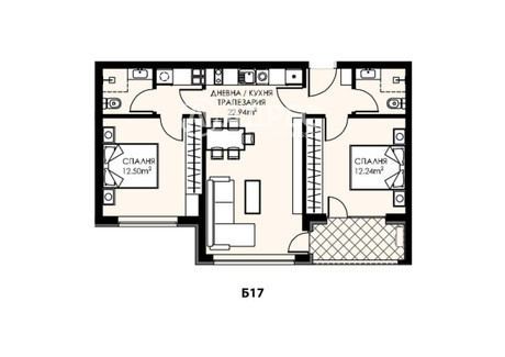 Mieszkanie na sprzedaż - Люлин /Liulin София/sofia, Bułgaria, 88 m², 137 144 USD (526 635 PLN), NET-98082017