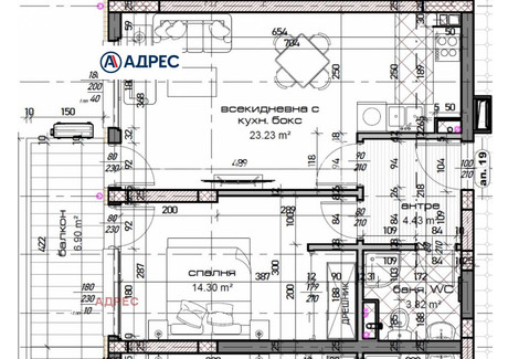 Mieszkanie na sprzedaż - Младост /Mladost Варна/varna, Bułgaria, 77 m², 115 561 USD (447 221 PLN), NET-100525473