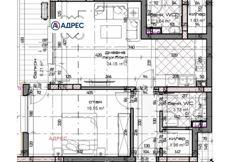 Mieszkanie na sprzedaż - Младост /Mladost Варна/varna, Bułgaria, 78 m², 114 459 USD (439 524 PLN), NET-100525497