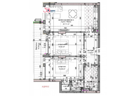 Mieszkanie na sprzedaż - Младост /Mladost Варна/varna, Bułgaria, 118 m², 181 273 USD (757 720 PLN), NET-96476075