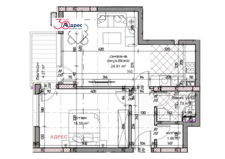 Mieszkanie na sprzedaż - Младост /Mladost Варна/varna, Bułgaria, 81 m², 116 947 USD (488 837 PLN), NET-96476076