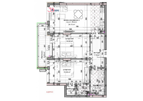 Mieszkanie na sprzedaż - Младост /Mladost Варна/varna, Bułgaria, 115 m², 174 946 USD (731 272 PLN), NET-96476079