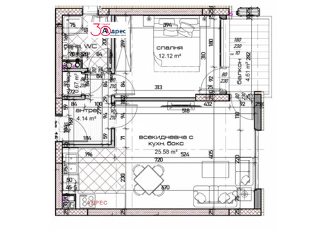 Mieszkanie na sprzedaż - Младост /Mladost Варна/varna, Bułgaria, 72 m², 109 932 USD (441 926 PLN), NET-96476128