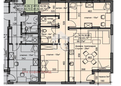 Mieszkanie na sprzedaż - Люлин /Liulin София/sofia, Bułgaria, 117 m², 166 498 USD (695 960 PLN), NET-102423479