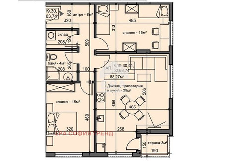 Mieszkanie na sprzedaż - Люлин /Liulin София/sofia, Bułgaria, 100 m², 145 462 USD (594 939 PLN), NET-99794563