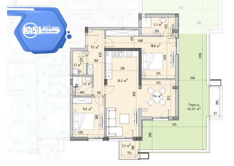 Mieszkanie na sprzedaż - Витоша/Vitosha София/sofia, Bułgaria, 179 m², 311 418 USD (1 251 900 PLN), NET-101579731