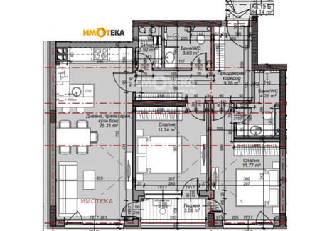 Mieszkanie na sprzedaż - Младост /Mladost София/sofia, Bułgaria, 100 m², 207 563 USD (797 042 PLN), NET-97370205