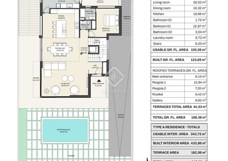 Dom na sprzedaż - Alicante, Hiszpania, 344 m², 1 396 012 USD (5 835 331 PLN), NET-95595826