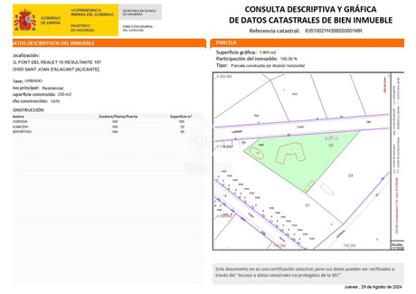 Działka na sprzedaż - San Juan De Alicante, Hiszpania, 2000 m², 876 478 USD (3 637 382 PLN), NET-95683183