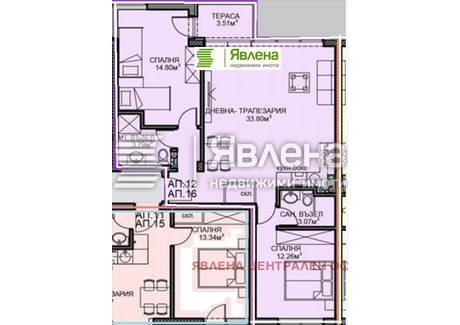 Mieszkanie na sprzedaż - Обеля /Obelia София/sofia, Bułgaria, 96 m², 136 571 USD (558 575 PLN), NET-102272060