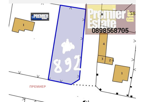 Działka na sprzedaż - с. Хаджиево/s. Hadjievo Пазарджик/pazardjik, Bułgaria, 892 m², 12 252 USD (49 130 PLN), NET-90741307