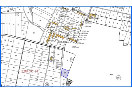 Działka na sprzedaż - с. Караджово, м-ст 'ИСАКА'/s. Karadjovo, m-st 'ISAKA' Пловдив/plovdiv, Bułgaria, 574 m², 12 502 USD (50 259 PLN), NET-101260501