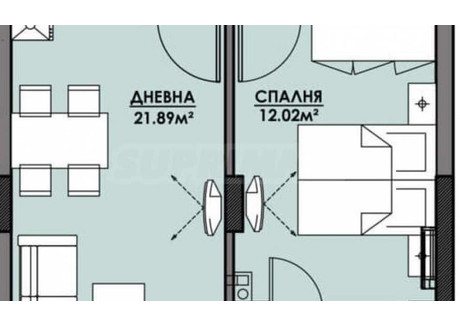 Mieszkanie na sprzedaż - Славейков/Slaveykov Бургас/burgas, Bułgaria, 61 m², 74 152 USD (304 022 PLN), NET-102569019