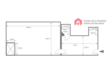 Komercyjne na sprzedaż - Barcelona, Hiszpania, 45 m², 97 875 USD (378 778 PLN), NET-96106036